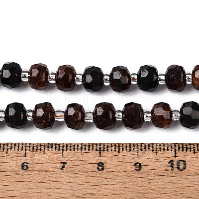 Natural Orange Garnet Beads Strands G-T144-A01-05-1