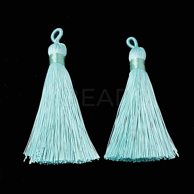 Polyester Tassel Big Pendants Decoration AJEW-S059-15-1