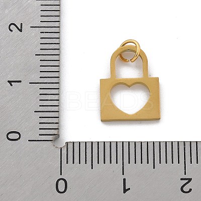 304 Stainless Steel Charms STAS-L281-004G-1