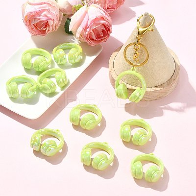 UV Plating Opaque Acrylic Pendants SACR-FZC0001-001C-1