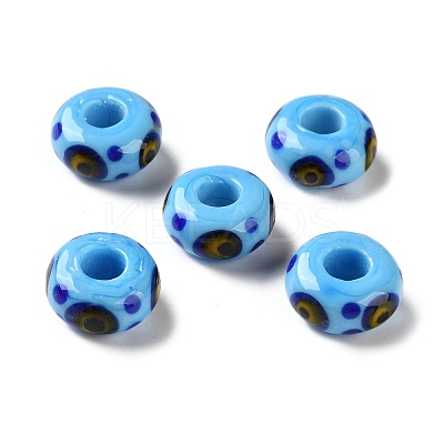 Handmade Lampwork European Beads LA-CBA0C61-01H-1