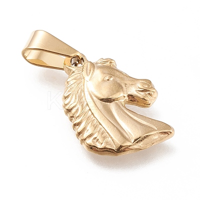 201 Stainless Steel Pendants STAS-L246-013G-1