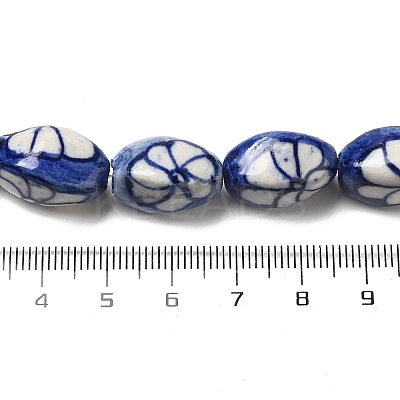 Blue and White Porcelain Beads PORC-C003-02-1