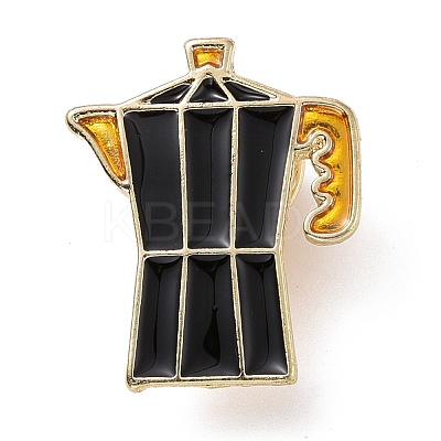 Coffeepot Enamel Pin JEWB-G012-F04-A-1