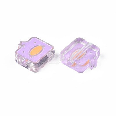 Transparent Acrylic Beads ACRC-S039-09D-1