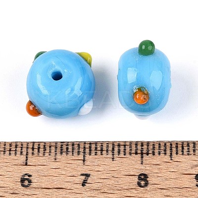 Handmade Lampwork Bumpy Beads LAMP-ZX003-07-04-1