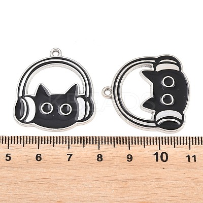 Alloy Enamel Pendants ENAM-L056-02P-01-1