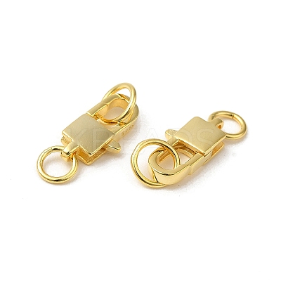 925 Sterling Silver Lobster Claw Clasps with Jump Rings STER-D006-24G-1