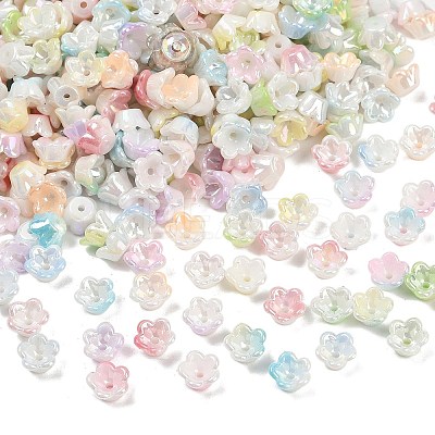 ABS Plastic Bead Caps KY-P021-02B-M-1
