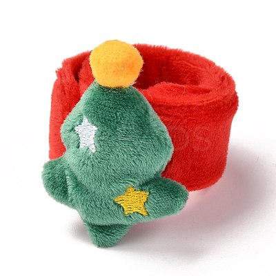 Christmas Slap Bracelets BJEW-B012-04-1