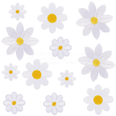 24Pcs 4 Styles Iron on Cloth Patches FIND-CY0001-20-1