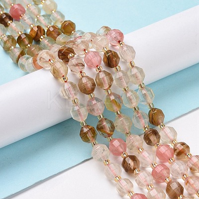 Tigerskin Glass Beads Strands G-I338-02-1