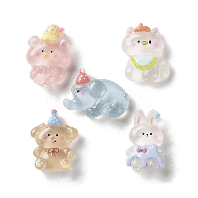 Transparent Resin Cabochons X-RESI-K043-26-1