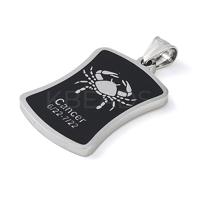 304 Stainless Steel Pendants STAS-O008-01F-1