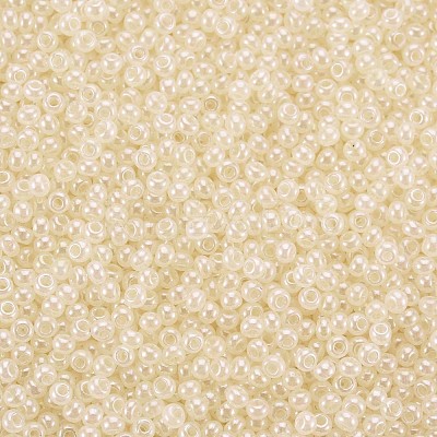 12/0 Imitation Jade Glass Seed Beads SEED-S049-A-002-1