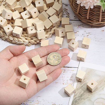 200Pcs Unfinished Wood Beads WOOD-CA0001-80-1