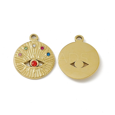 PVD Vacuum Plating 201 Stainless Steel Pendants STAS-J401-VC546-1
