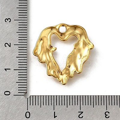 304 Stainless Steel Pendants STAS-V006-03G-04-1