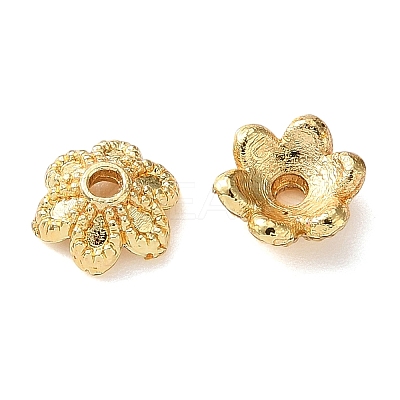 Brass Bead Caps KK-C260-09G-1