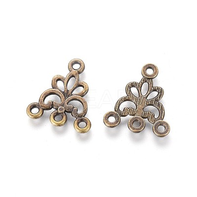 Triangle Tibetan Style Alloy Chandelier Components Links LS-MLF0178Y-NF-1