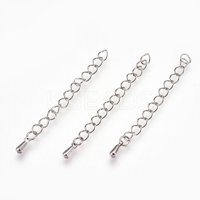 Tarnish Resistant 304 Stainless Steel Chain Extender LS-X-STAS-P204-03P-1