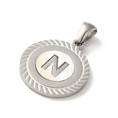 304 Stainless Steel Pendants STAS-I204-N-P-1
