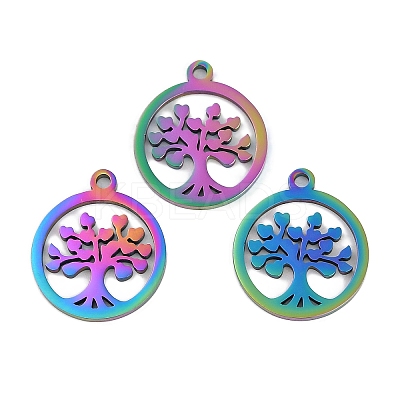 304 Stainless Steel Pendants STAS-R135-18P-1