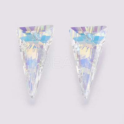 K9 Glass Rhinestone Pendants X-GLAA-K034-J01-1