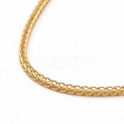 925 Sterling Silver Wheat Chains Necklace for Women STER-I021-03B-G-1