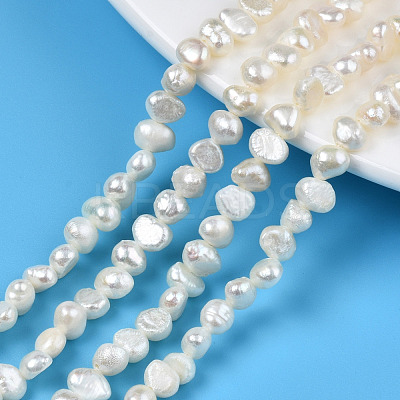 Natural Cultured Freshwater Pearl Beads Strands PEAR-N014-04A-1