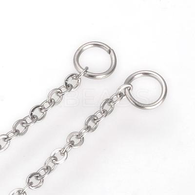 Tarnish Resistant 304 Stainless Steel Earring Findings STAS-S070-1