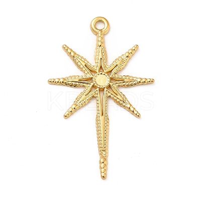 Ion Plating(IP) 304 Stainless Steel Pendants STAS-P312-22G-1