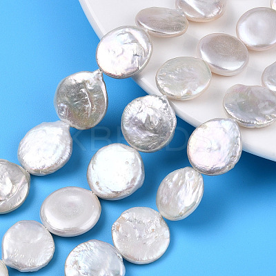 Natural Baroque Pearl Keshi Pearl Beads Strands PEAR-S018-06E-1
