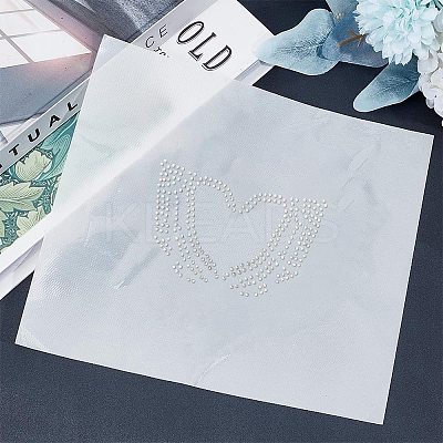 2 Sheets 2 Style  Glitter Hotfix Rhinestone DIY-GF0006-60-1