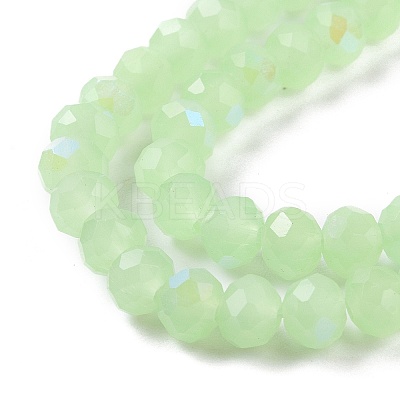 Electroplate Glass Beads Strands EGLA-A034-J3mm-L04-1