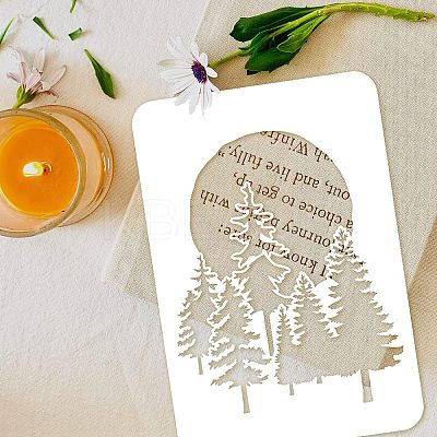 PET Hollow out Drawing Painting Stencils Sets for Kids Teen Boys Girls DIY-WH0172-833-1