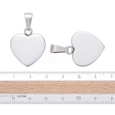 Tarnish Resistant Fashionable 304 Stainless Steel Stamping Blank Tag Pendants STAS-J002A-01-1