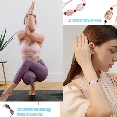 12Pcs Adjustable Braided Nylon Cord Macrame Pouch Bracelet Making AJEW-SW00010-06-1