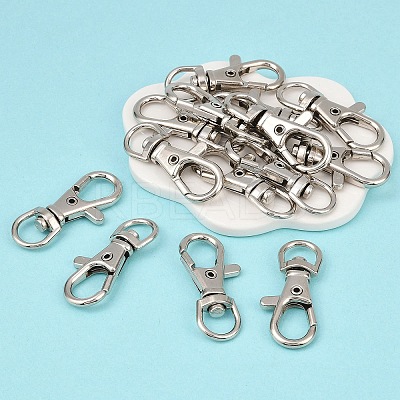 Alloy Swivel Lobster Claw Clasps E547Y-1