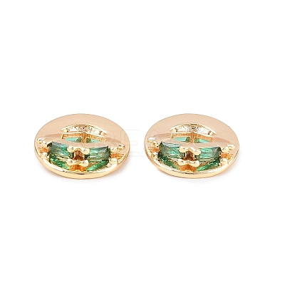 Brass Micro Pave Cubic Zirconia Pendants KK-L261-17G-03-1