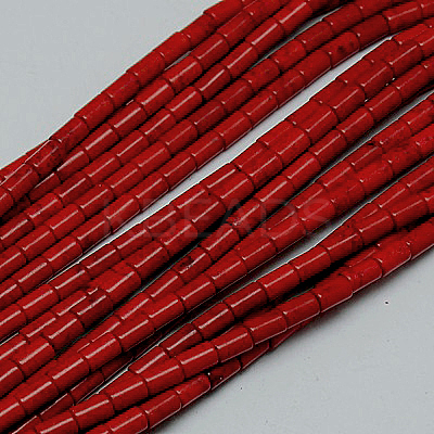 Synthetic Turquoise Beads Strands TURQ-G120-5x9mm-07-1