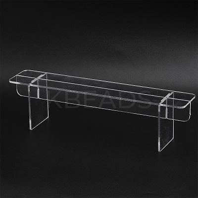 Transparent 1-Tier Acrylic Action Figure Display Risers ODIS-WH0026-21A-1
