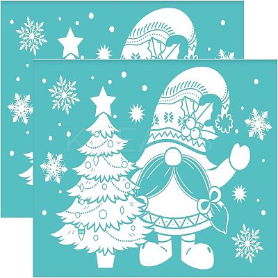 Self-Adhesive Silk Screen Printing Stencil DIY-WH0337-017-1