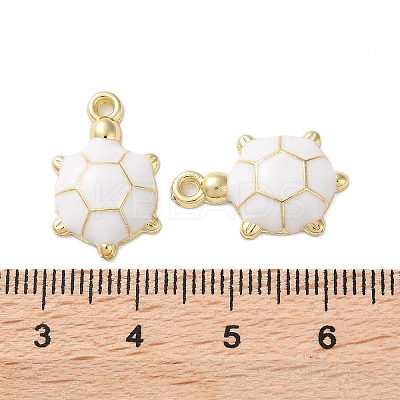 Alloy Enamel Pendants FIND-O003-08F-G-1