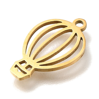 201 Stainless Steel Pendants STAS-R136-07G-1