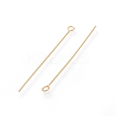 304 Stainless Steel Eye Pins X-STAS-G205-02A-G-1