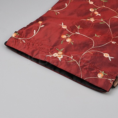 Embroidery Flower Burlap Packing Pouches Drawstring Bags LS-ABAG-WH0048-39C-1