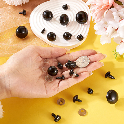 260Pcs 16 Style Resin Doll Eyes & Nose FIND-TA0003-82-1