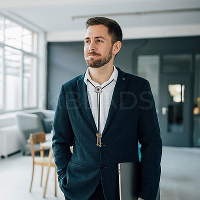 DIY Iron Bolo Tie Making Finding Kit FIND-CA0008-98-1