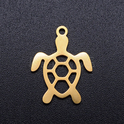 Ion Plating(IP) 304 Stainless Steel Hollow Pendants A-STAS-Q201-JN280-2-1